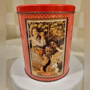 Vintage Norman Rockwell Coca Cola tin can